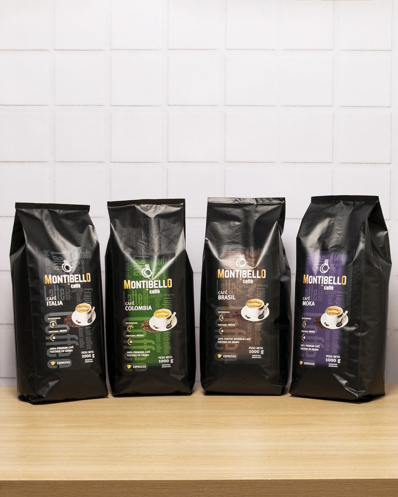 Café En Grano Montibello Italia,moka,brasil,colombia X 250g