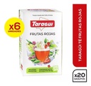 Te Taragui Frutas Rojas X 20 Saquitos Pack 6 Cajas