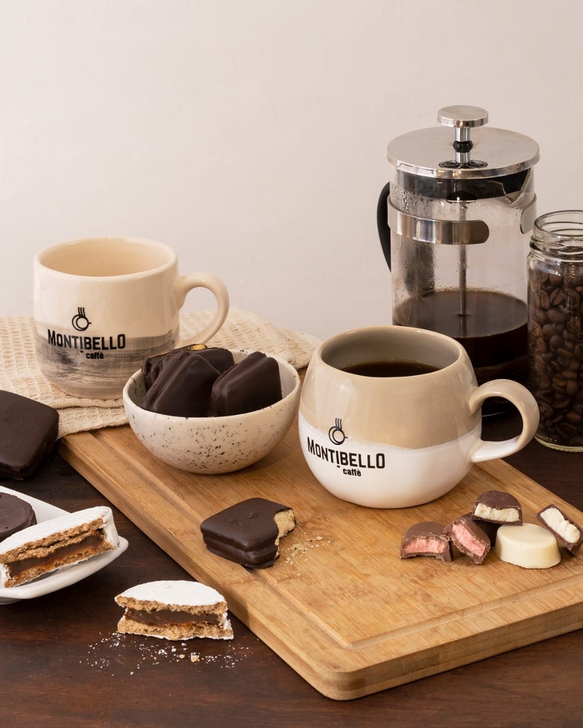 Cafetera Prensa Francesa 800ml + Cafe Montibello Moka 500g