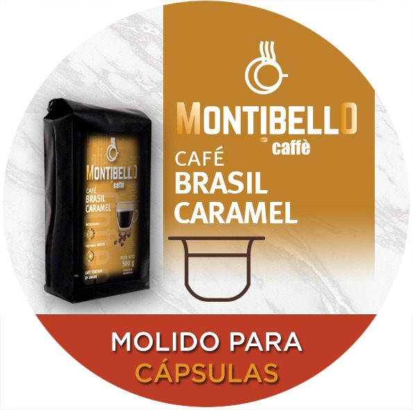 Cafe En Grano Tostado S/azuc. Montibello Brasil Caramel 500g