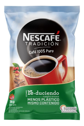 2 Kg Cafe Instantaneo Nescafe Clasico Granulado Soluble 