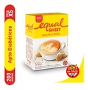  Equalsweet Sucralosa X 200 Sobres C/u 5 Cajas 
