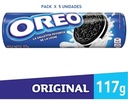 Galletitas Oreo Clasicas Pack 5 X 117g Mondelez Total 585g
