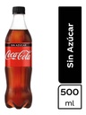 Coca Cola Sin Azucar  500 Ml Pack Gaseosas X 6 Unidades 