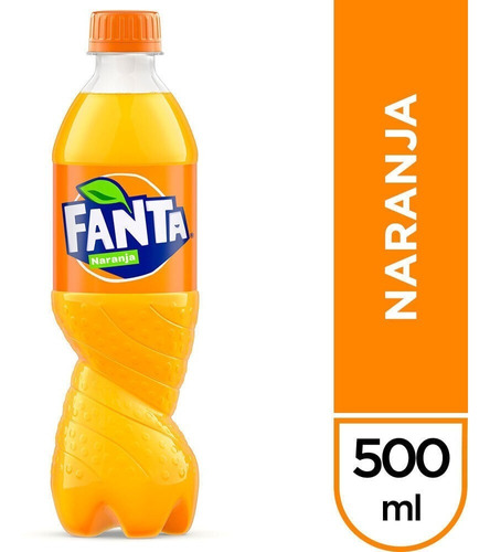 Fanta Naranja 500 Ml Pack Gaseosas X 6 Unidades 