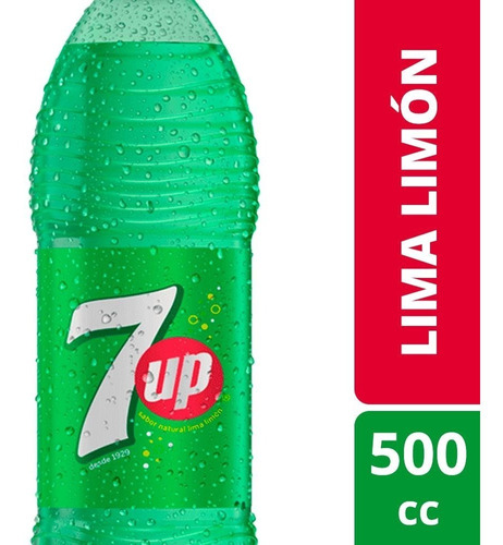 Seven Up 7up Lima Limón 500ml Pack X12 Unidades Gaseosa