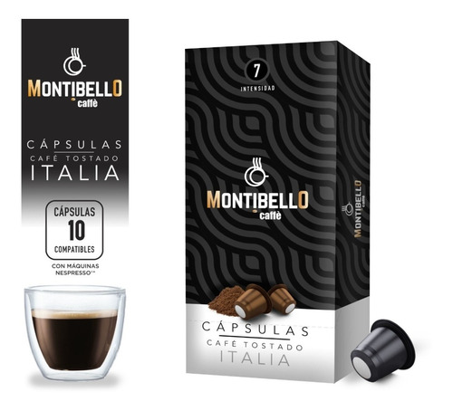 Capsulas Cafe Montibello Italia Nespresso  Compatible X10u