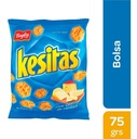 Galletitas Kesitas Queso Paquete 75g Pack X 10 Unidades 
