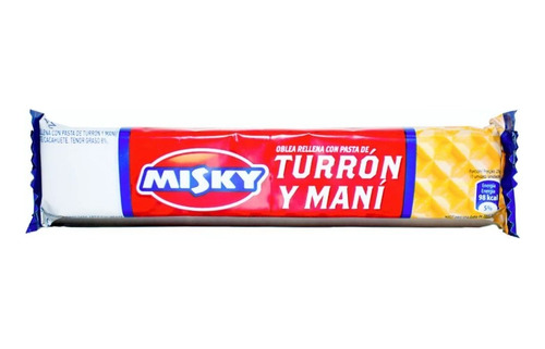 Turron De Mani Misky Caja X 50 Unidades 