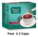 Te Green Hills Clasico 50 Saquitos Pack X 2 Cajas