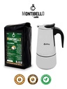 Cafetera Hudson Estilo Italiana 9p + Cafe Montibello 125gr