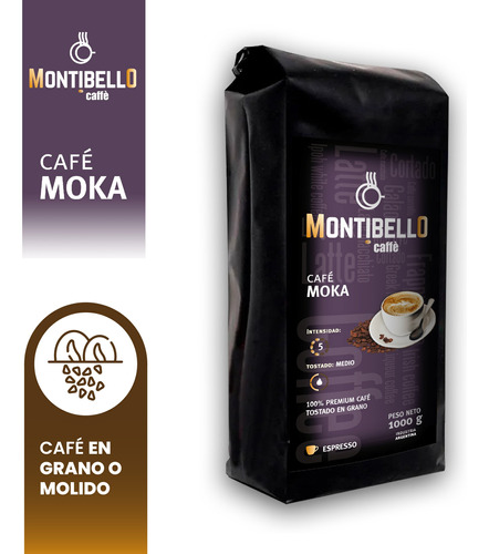 CAFÉ MONTIBELLO MOKA x 1 kg