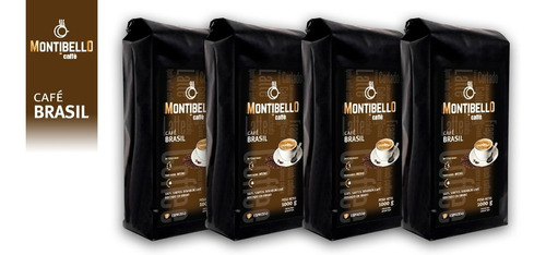 Café En Grano Tostado Montibello Brasil X 4kg Envio Gratis