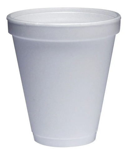 [DESVAS0009P40] Vaso Termico  180cc Blanco Telgopor Caja 1000 Unidades Cafe