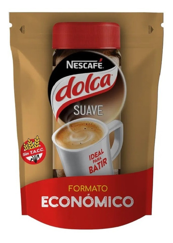 [CAFINS0009U] Cafe Nescafe Dolca Suave Doypack Economico 170g Instantáneo 