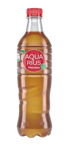 [AGUSAB0001P06] Aquarius Manzana Pack 6 Unidades 500 Ml C/u Agua Saborizada 