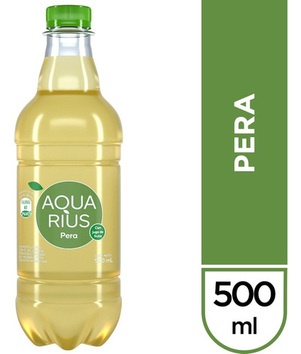 [AGUSAB0002P06] Aquarius Pera Pack 6 Unidades 500 Ml C/u Agua Saborizada
