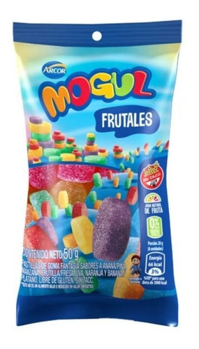 [GOLGOM0002P10] Mogul Gomitas Frutales Caja 10u  50g C/u
