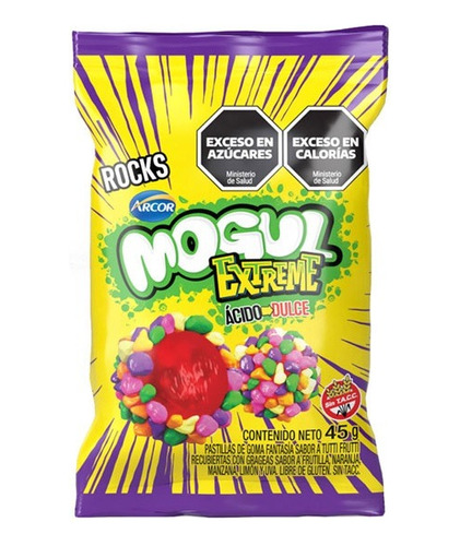 [GOLGOM0004P10] Gomitas Mogul Extreme Acido-dulce Oso Caja 10u 50g C/u