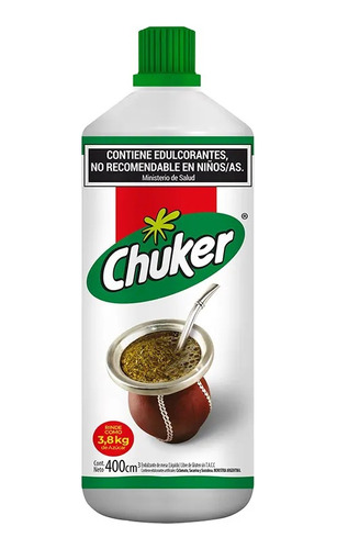 [AZUEDU0016P06] Edulcorante Chuker 400 Cc Cero Calorias Pack X 6 Unidades 