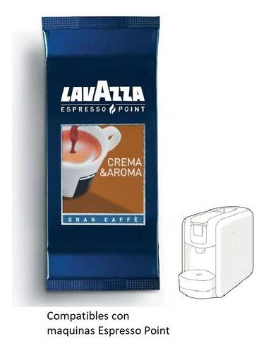 [CAFCAP0010U] Capsulas Lavazza Epoint Gran Cafe Crema Y Aroma Caja X 100u