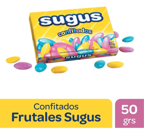 [GOLCAR0010P10] Caramelos Sugus Confitados 50g Pack X 10 Unidades