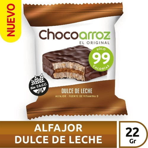 [GOLALF0015P30] Alfajor De Arroz Chocoarroz Original X 30 Unidades